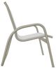 Telescope Casual Gardenella Abalone/Storm Aluminum/Fabric Outdoor Sling Stacking Arm Chair-2
