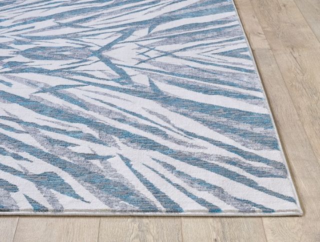 KAS Rugs Luna Gold/Gray Watercolors 5'x8' Area Rug-1