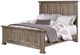 Vaughan-Bassett Woodlands Driftwood King/Queen Sleigh Bed Rails-0