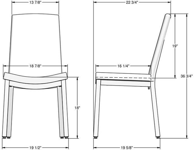 Amisco Customizable Maddie Dining Side Chair-2