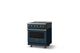 Viking® 5 Series 30" Squall Pro Style Electric Range with Brushed Brass Trim-2
