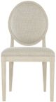 Bernhardt East Hampton Cerused Linen/Gray Upholstered Dining Upholstered Side Chair-2