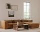 Moe's Home Collection Lowtide Amber Glow Ottoman-3