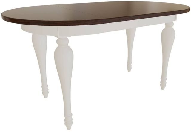 Mavin Customizable Round Extendable Dining Table with 2 Leaves-0