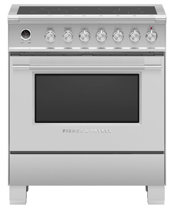 Fisher & Paykel Series 9 30" Stainless Steel Pro Style Induction Range