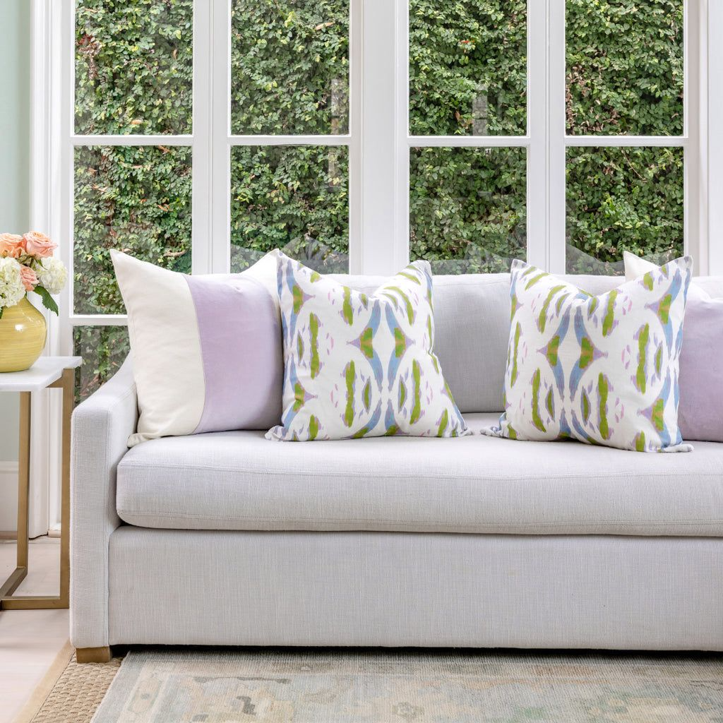 Laura Park Designs Tea Time Violet Pillow - Thumbnail 3