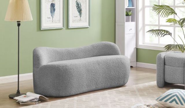 Meridian Furniture Flair Grey Bench-2