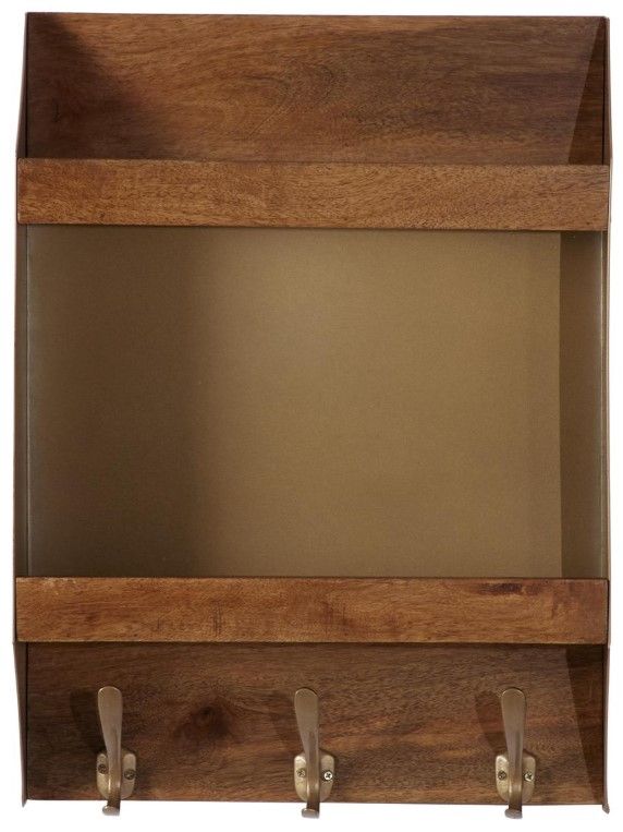 Deco Marche Brown 5" Wall Shelf-1