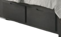 Night & Day Furniture™ Spices Bedroom Stonewash Full Drawer Pedestal Bed-1