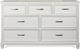 Riverside Furniture Osborne Winter White 7-Drawer Dresser-0