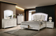 Furniture of America® Maddie Peral White/White California King Bed-1