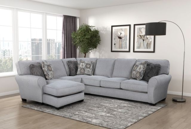 Homelegance® Kieran 3-Piece Gray U-Shape Sectional and Chaise-1