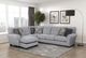 Homelegance® Kieran 3-Piece Gray U-Shape Sectional and Chaise-1
