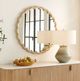 Uttermost® Cerrito Burnished Ivory Round Mirror-2