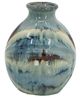 A & B Home Blue/Brown/White Accent Vase-3