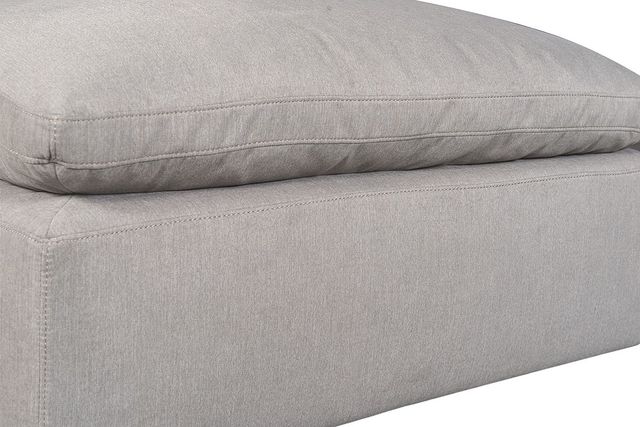 Moe's Home Collection Terra Condo Light Grey Ottoman-3