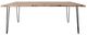 Jofran Inc. Nature's Edge Natural 79'' Dining Table with Black Base-2