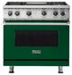 Viking® 5 Series 36" Ivy Pro Style Natural Gas Range-0