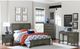 Mazin Furniture Garcia Gray Writing Desk-2