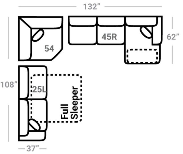 Stanton™ 3-Piece Right-Arm Facing Sectional and Chaise-1