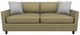 Best® Home Furnishings Customizable Bayment Leather Full Stationary Sofa Sleeper with Dark Walnut Legs-1