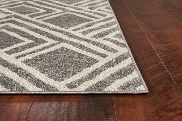 KAS Rugs Lucia Grey Modeme 5'x8' Rug-1