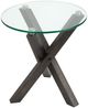 Magnussen Home® Jax Carbon Shadow Round End Table-3