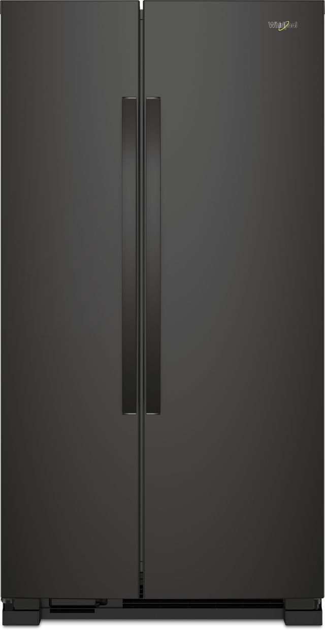 Whirlpool® 25.1 Cu. Ft. Black Side-By-Side Refrigerator
