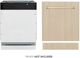 ZLINE Autograph Edition Tallac 24" Panel Ready 3rd Rack Tall Tub Top Control Built-In Dishwasher with Polished Gold Handle-3