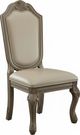ACME Furniture Chateau de Ville Antique White Dining Side Chair -0