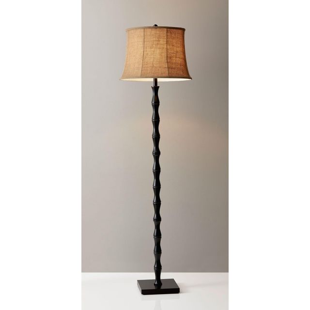 Adesso® Stratton Black Floor Lamp-3