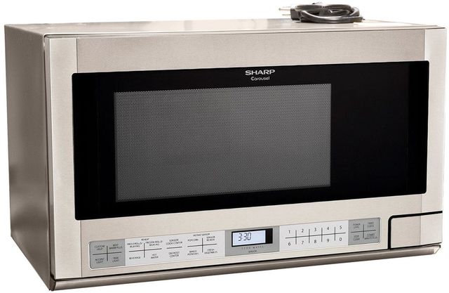 Sharp® Carousel® 1.5 Cu. Ft. Stainless Steel Over The Counter Microwave-2