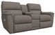 La-Z-Boy® Ava Onyx Power Reclining Loveseat with Console, Headrest, and Lumbar-0
