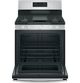 GE® 30" Black/Stainless Steel Freestanding Gas Range-2