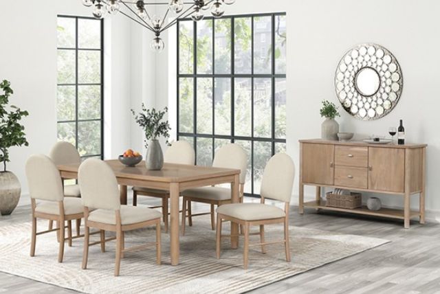Furniture of America® Rheinfall Natural/Beige Dining Chair-1