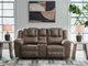 Signature Design by Ashley® Knoxlee Driftwood Manual Reclining Loveseat with Console-5