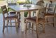 International Furniture Direct Antique Brown 24" Upholstered Counter Stool-1