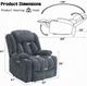 ACME Furniture Omarion Blue Power Recliner-2