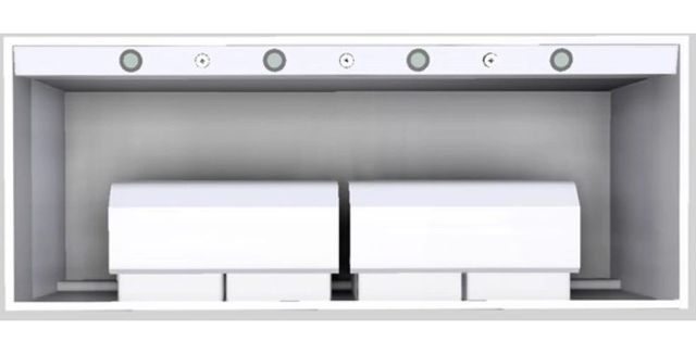 Vent-A-Hood® Designer Series 60" White Wall Mounted Range Hood-3