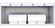 Vent-A-Hood® Designer Series 60" White Wall Mounted Range Hood-3