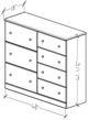 Perdue Woodworks 12,000 Essential Brown 48" 7-Drawer Chest-2