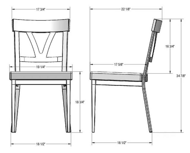 Amisco Customizable Lawrence Dining Side Chair-2
