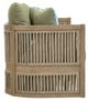 Signature Design by Ashley® Serena Shores Beige/Green Fabric/Wooden Outdoor Sofa-2