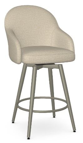 Amisco Customizable Weston Swivel Counter Stool Gabriele