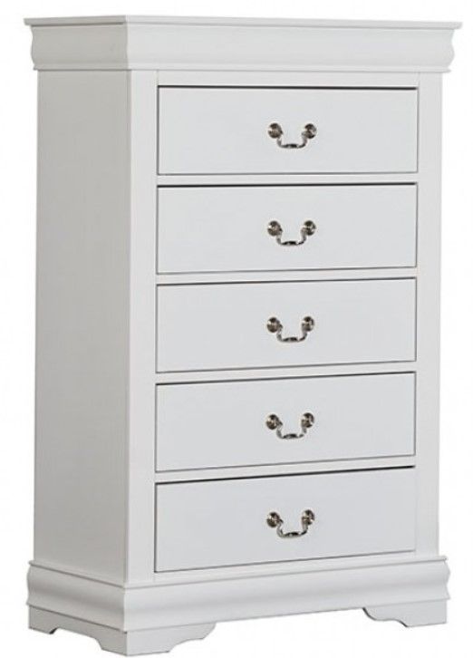 Furniture of America® Louis Philippe White Chest-0