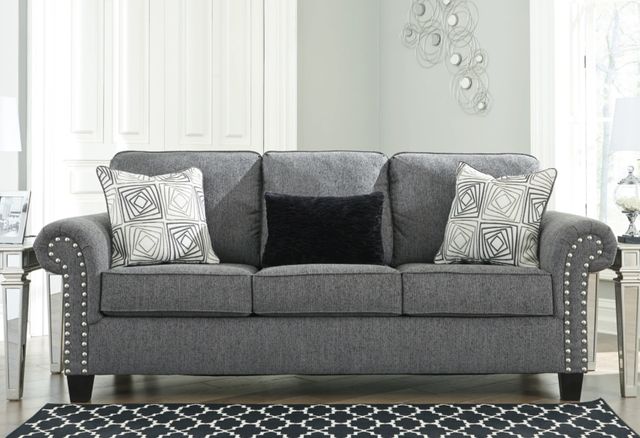 Benchcraft® Agleno Charcoal Sofa-2