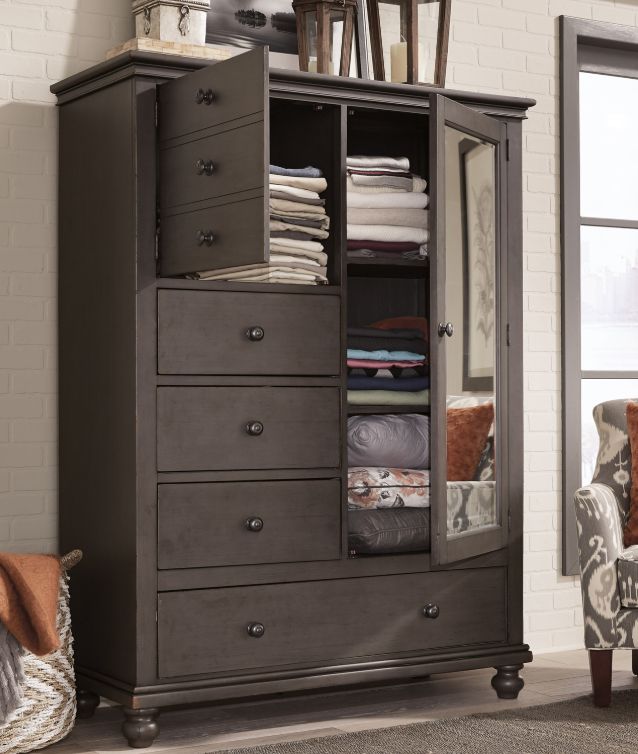 aspenhome® Oxford Peppercorn Chiffarobe-1