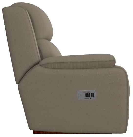 La-Z-Boy® Dorian Fossil Power Rocking Recliner with Headrest-2