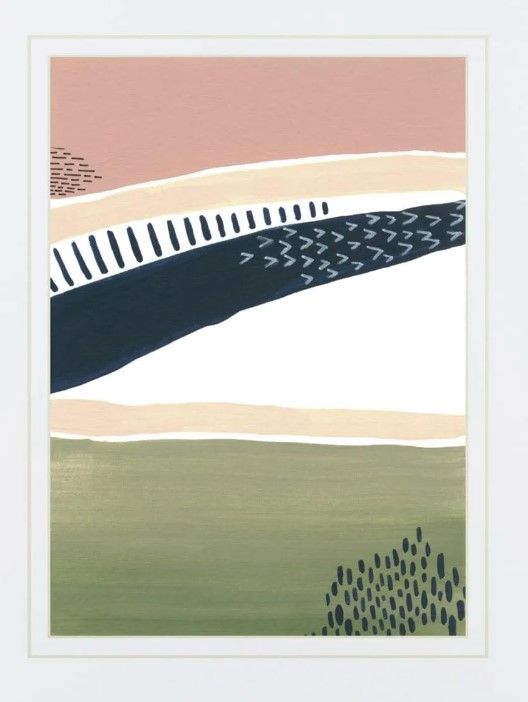 Classy Art Simple Marks lll By Regina Moore Wall Art-1