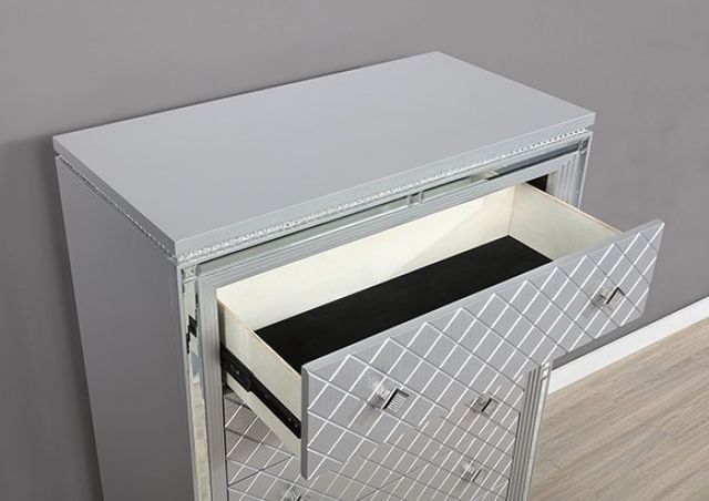 Furniture of America® Belleterre Silver Chest-2